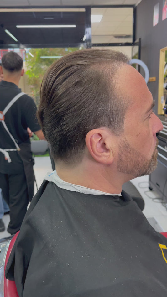 Corte de pelo tradicional o clasico